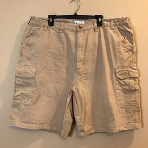 KingSize Khaki Cargo Shorts Pockets Men’s 46
